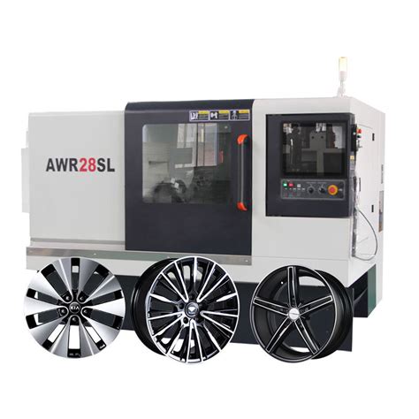 High Precision AWR28SL Diamond Cutting Automatic Alloy Wheel CNC Lathe