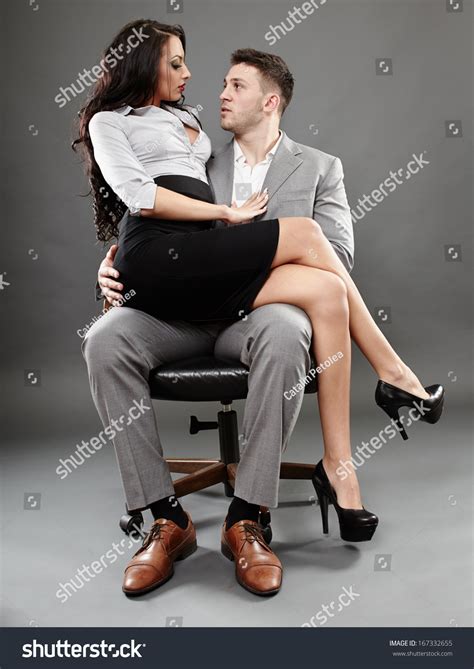 Sexo Secretario Sentado En El Regazo Foto De Stock 167332655 Shutterstock