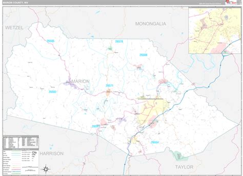 Marion County, WV Maps