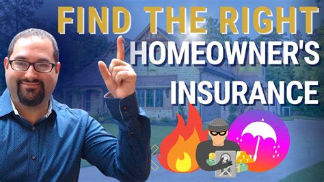 How To Find The Right Homeowners Insurance Homeowners Insurance Policy Explained Youtube