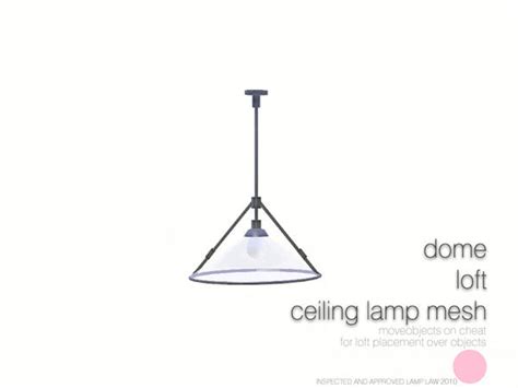 The Sims Resource Dome Ceiling Lamp Mesh