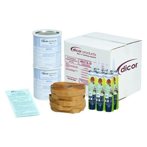 Dicor® - DiFlex II™ Repair Kit for EPDM Rubber/TPO Roof - CAMPERiD.com