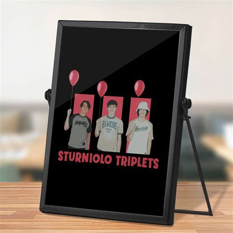 Sturniolo Triplets Black Plaque Sturniolotripletsmerchstore