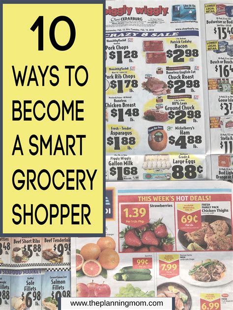 10 Ways To Become A Smart Grocery Shopper The Planning Mom