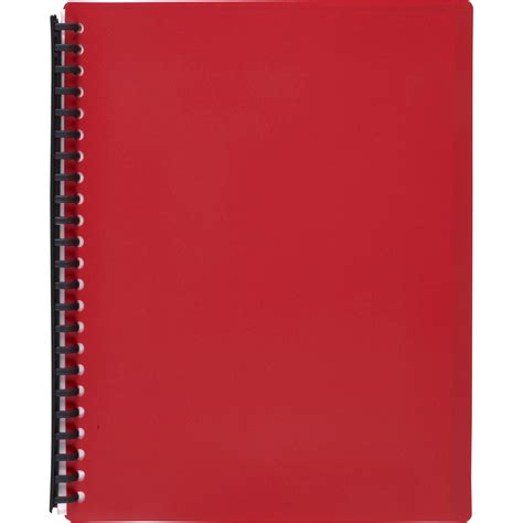 Display Books Marbig Refillable Display Book A Pocket Red