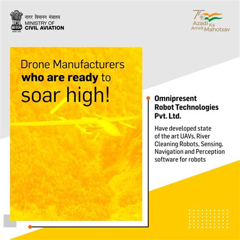 MoCA GoI On Twitter Great Times Ahead For Indian Drone Manufacturers