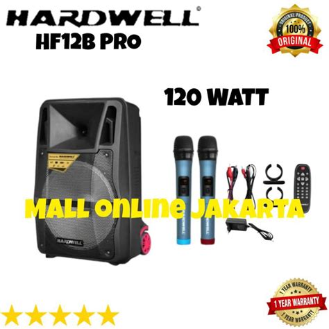 Jual Speaker Aktif Portable Hardwell Inch Hf B Pro Original Aktiv