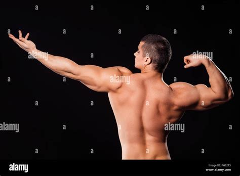 Bodybuilder In Archer Pose Bodybuilder S Aesthetic Archer Pose Build