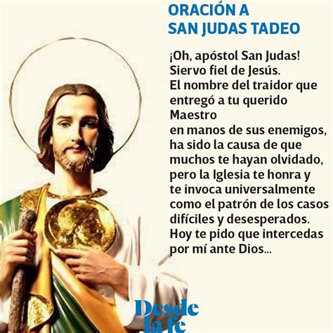 Oración a San Judas Tadeo El poderoso intercesor en casos de corte