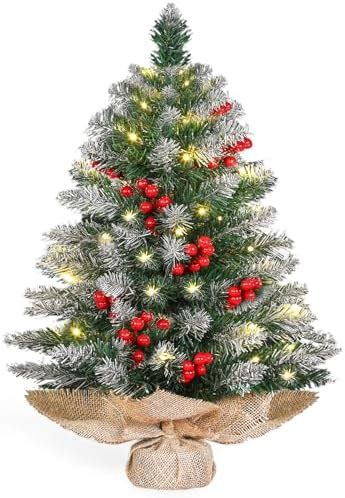 Amazon 2FT Best Mini Christmas Tree Small Tabletop Christmas Tree