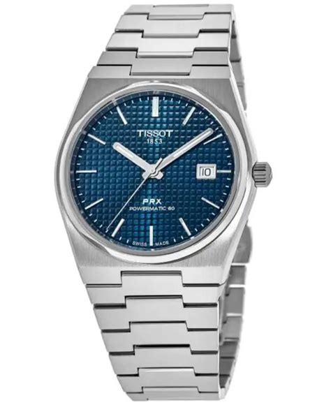 Neuf Tissot Prx Powermatic Cadran Bleu Acier Homme Montre T