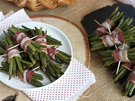 Fagots de haricots verts et poitrine fumée Recette Ptitchef