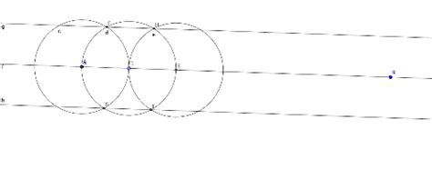 Parallel Lines By Congruent Circles Geogebra