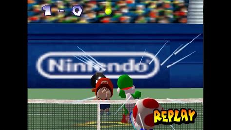 Mario Tennis 64 Doubles Mushroom Cup Yoshi And Baby Mario YouTube