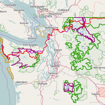 Olympic National Forest - Maps & Publications | Forest map, Olympic ...