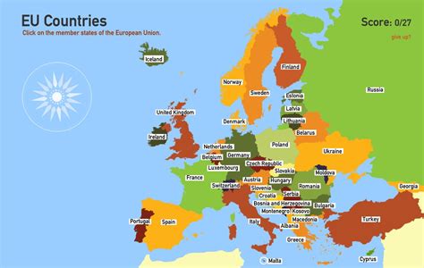 Interactive Map Of Europe The European Union Toporopa Mapas Interativos