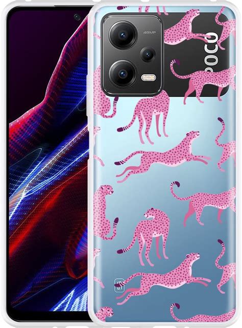 Cazy Hoesje Geschikt Voor Poco X Roze Cheeta S Bol