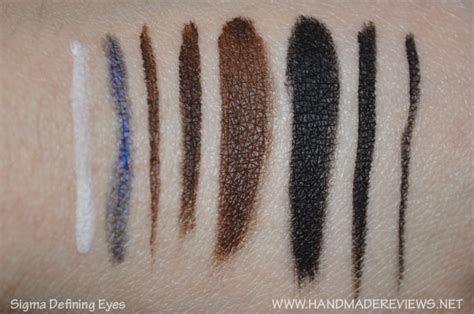 Sigma Defining Eyes Palette Swatches And Review Handmade Reviews