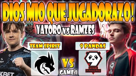 Pandas Vs Team Spirit Bo Game Yatoro Vs Ramzes Kiyotaka