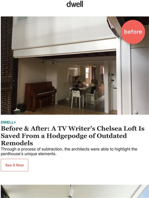 Dwell Before After A Tv Writers Chelsea Loft Is Saved From A