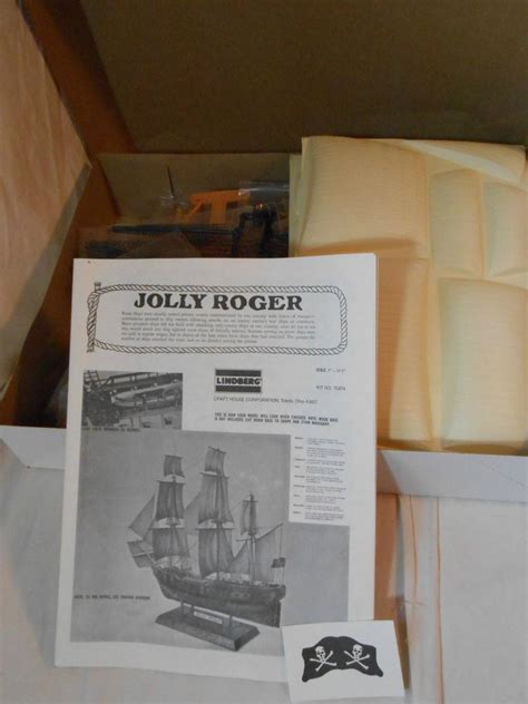 Pirate Ship JOLLY ROGER Model Kit Lindberg 70874 USA 1990 | #1786284531