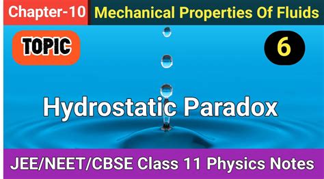 Hydrostatic Paradox » Maths And Physics With Pandey Sir