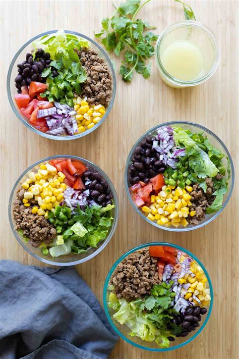 Meal Prep Burrito Bowls Green Healthy Cooking