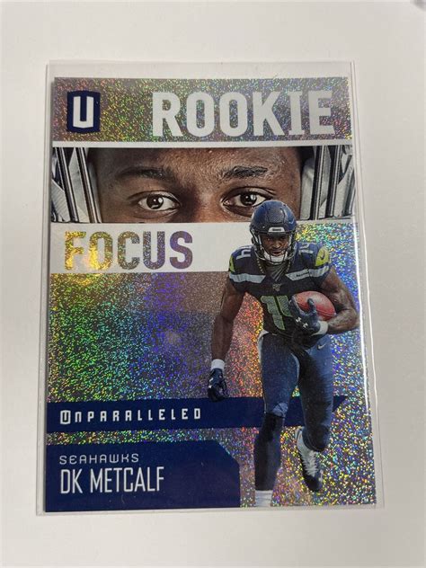 2019 DK METCALF Panini Unparalleled Rookie Focus RF RC EBay