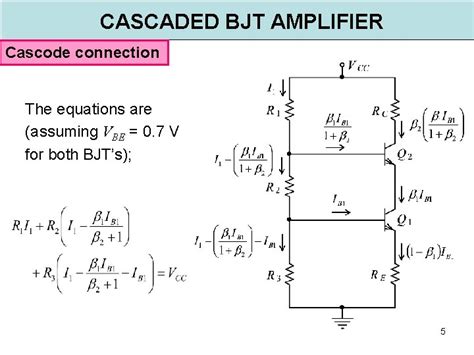 Cascaded Bjt Amplifier Cascode Connection A Cascode Connection