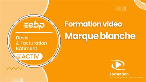 Ebp Devis Facturation B Timent En Marque Blanche La Cr Ation Du