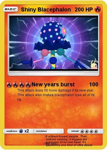 Pokémon Shiny Blacephalon - New years burst - My Pokemon Card