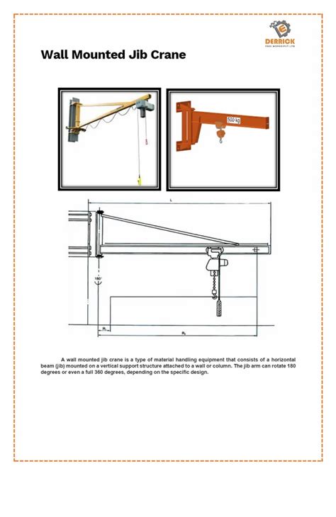 Wall Mounted Jib Crane 5 Ton Maximum Lifting Capacity 5 Feet At Rs