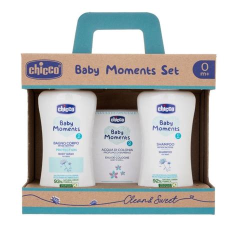 Paniate Chicco Baby Moments Set Clean Sweet Cofanetto Regalo Con