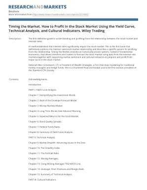 Fillable Online Timing The Market Fax Email Print PdfFiller