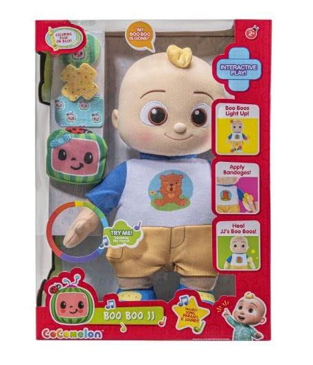 CoComelon Official Musical Doll Collection, Soft Plush Body, JJ + Cody ...