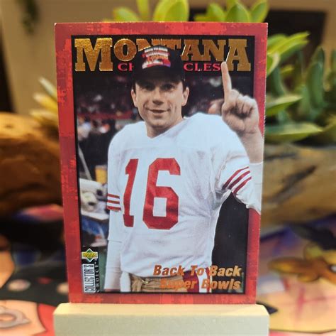 1995 Collector S Choice Joe Montana Chronicles Football Card JM10 EBay