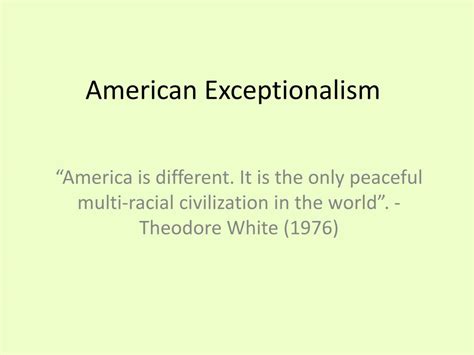 PPT - American Exceptionalism PowerPoint Presentation, free download - ID:1695341