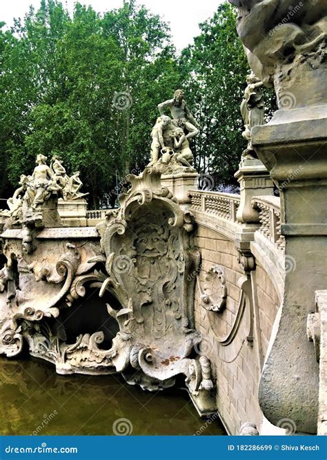 The Fountain Of The Twelve Months In Turin S Valentino Park Italy