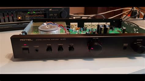 RC 972 Rotel Stereo Pre Amplifier Priekš Pastiprinātāja Remonta