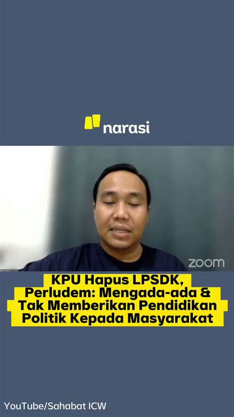 Narasi Newsroom On Twitter Komisi Pemilihan Umum Kpu Menghapus