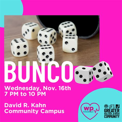 Bunco — Jewish Federation Greater Raleigh