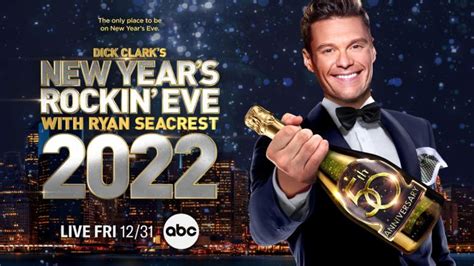 Ryan Seacrest's New Year's Eve 2021-2022 Time & Channel