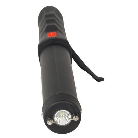 Safety Tech 12 Rechargeable Stun Gun Baton Black 12m The Home