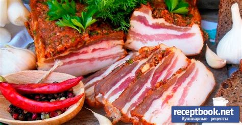 Вкусно засаливаем сало с мясной прослойкой | Книга рецептов