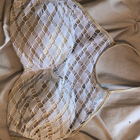 Luli Fama Swim Luli Fama White Crochet Bikini Top Poshmark