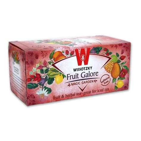 Wissotzky Fruit Galore Magic Garden 25 Tea Bags 25 Gr Each Total Nt Wt 625 Gr