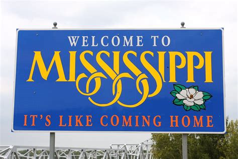 Mississippi Welcome Sign Vicksburg Travelingotter Flickr