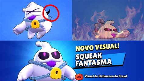 O Que Era Aquilo Squeak Fantasma Chegou Brawl Stars Youtube