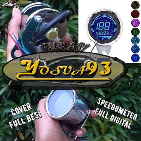 Speedometer Termignoni Speedometer Digital RPM Bensin Spido Bulat CB100