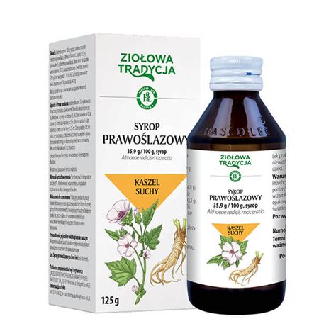 Sirupus Althaeae syrop prawoślazowy 125 g Hasco Kaszel